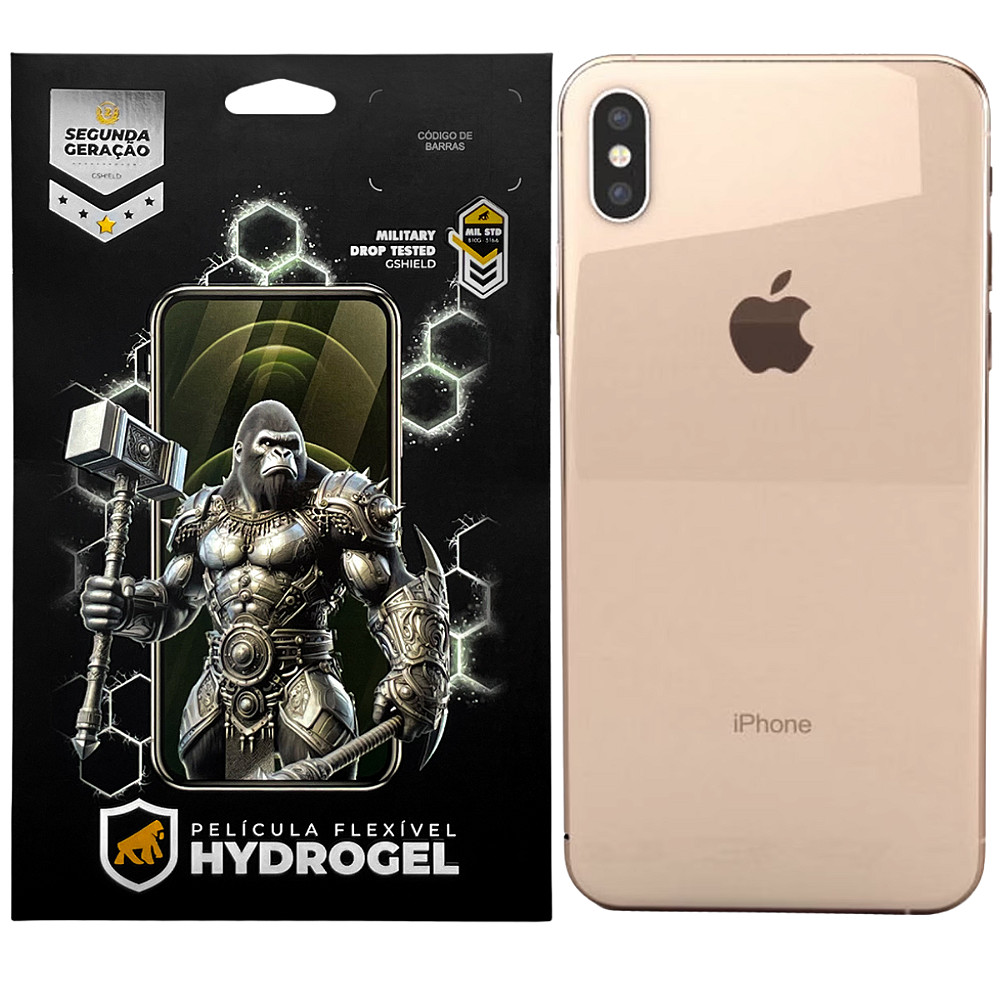Película para iPhone XS Max - Traseira Hydrogel HD - Gshield