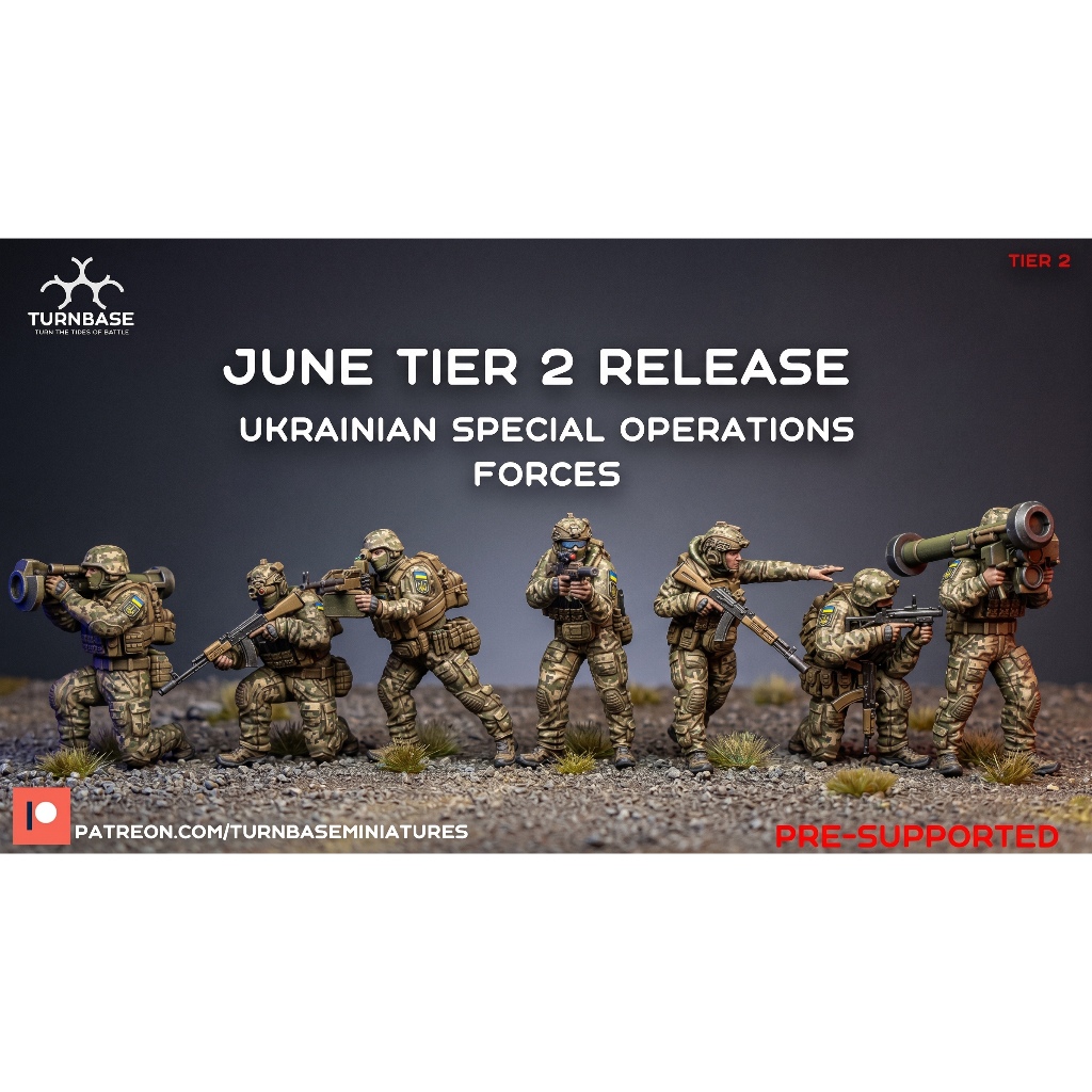 Miniaturas Ukrainian Special Forces Modern Warfare Infantaria e Blindado Forças Especiais Ucranianas