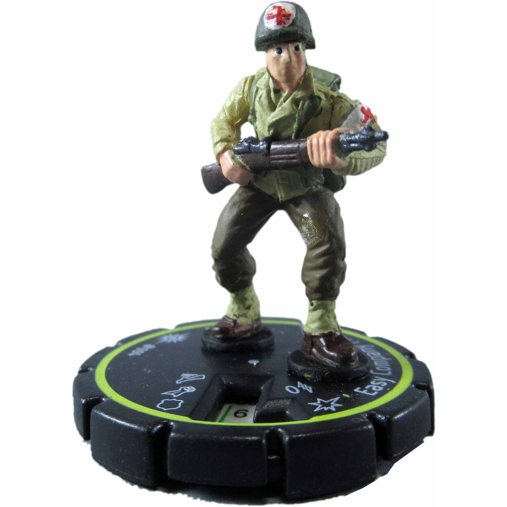 Miniatura Heroclix Easy Company Medic 004 SEM card Cosmic Justice