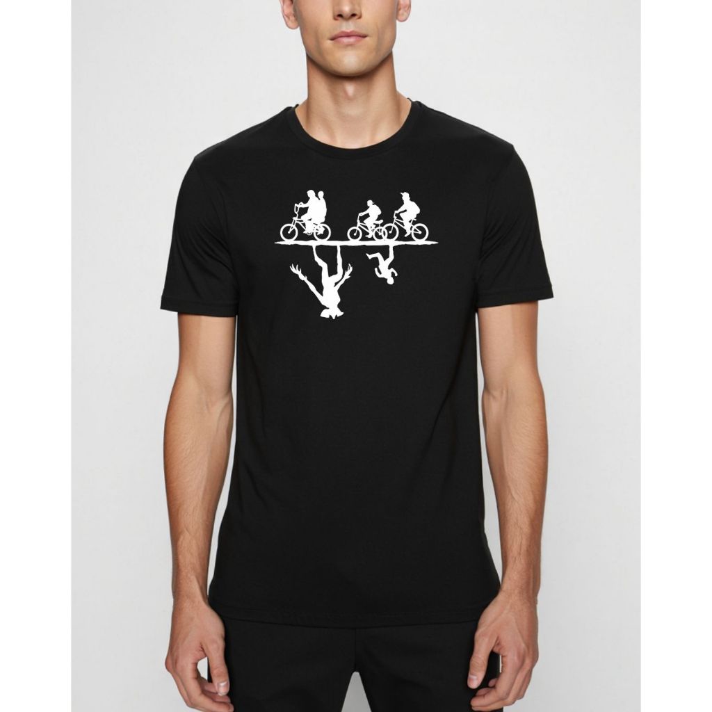 Camiseta Masculina Feminina Série Stranger Things Lançamento Unissex Algodão Malha 30.1 Durável