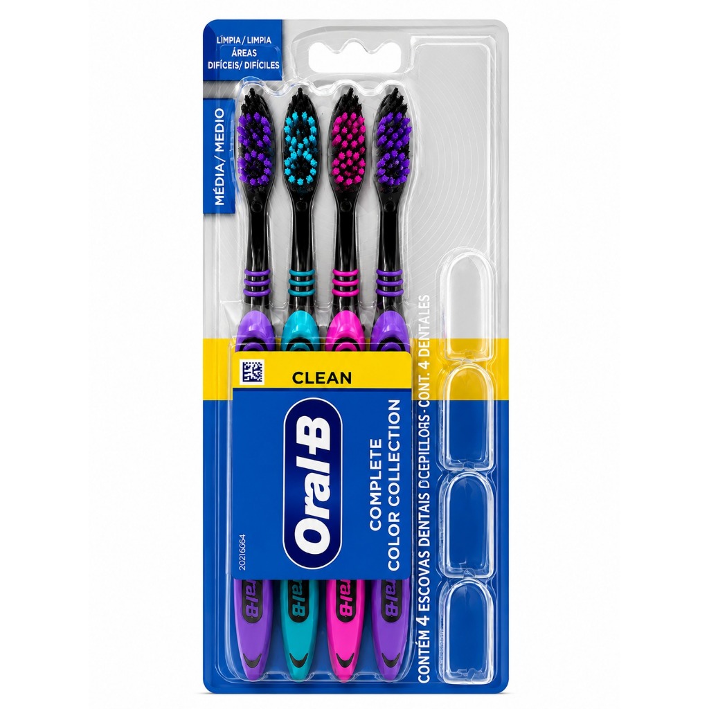 Escova de Dente Oral-B Original Adulto Diversos Modelos Clean Indicator Expert Cerdas Macias Médias