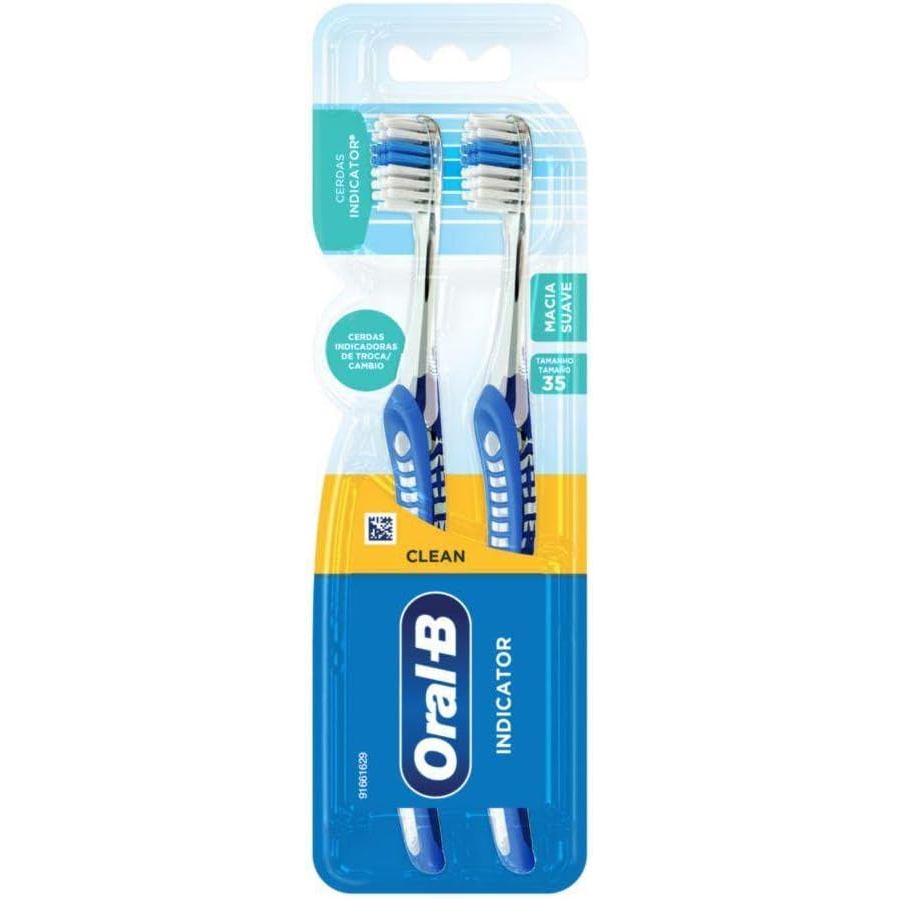 Oral-B Escova de Dente Clean Indicator, 2 Unidades