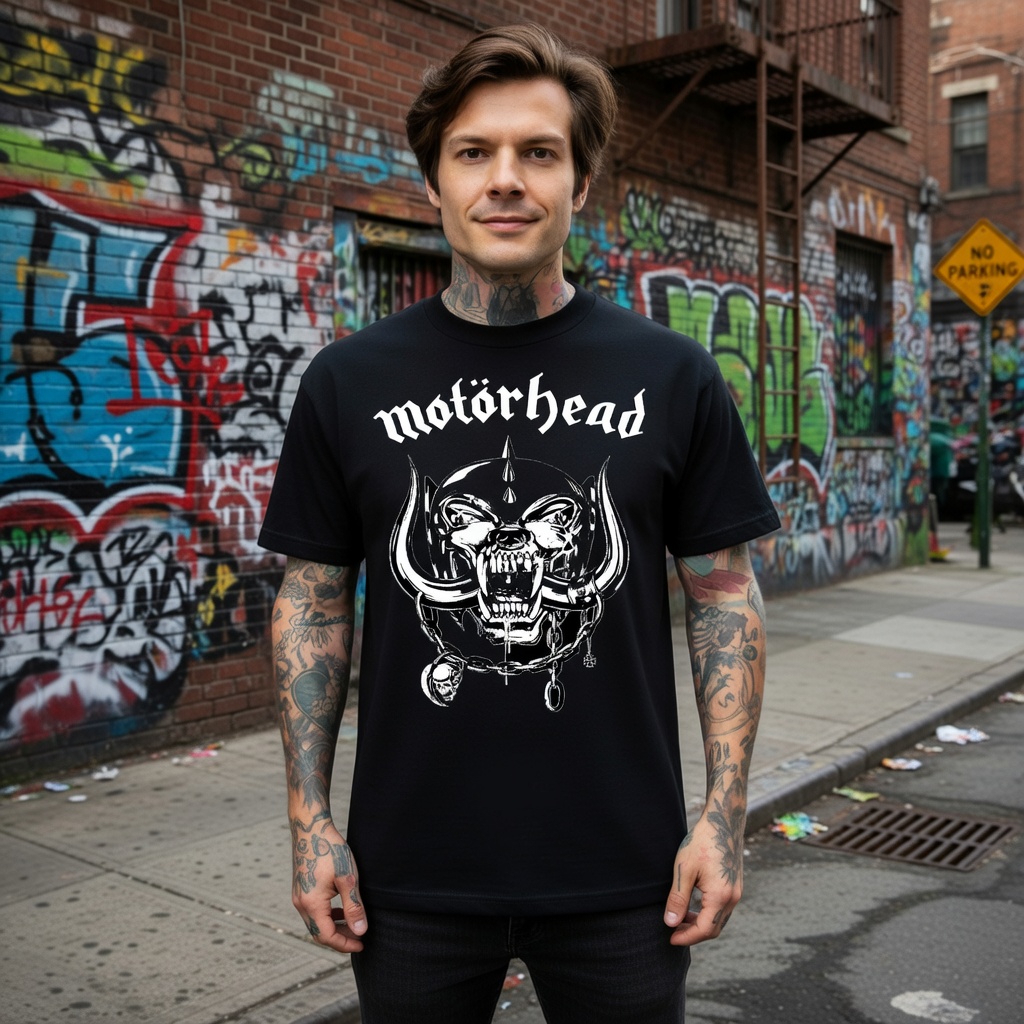Camiseta Unisex Rock Heavy Metal  Motorhead vintage,   streetwear 100% algodão premium