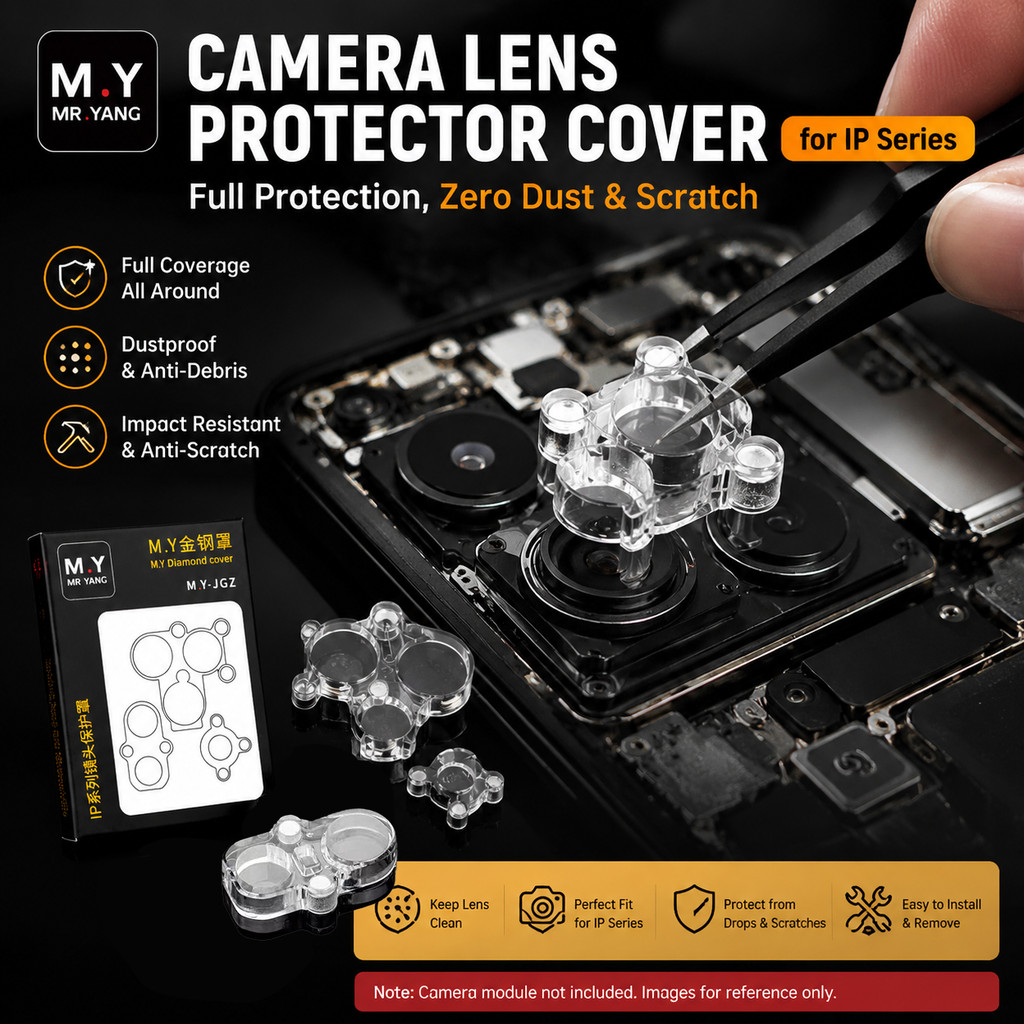 3 Em 1 YCS My Capa De Lente De Câmera Protetor Magnético Para iP 6-17 Série Proteção Traseira Durante A Solda Reparação