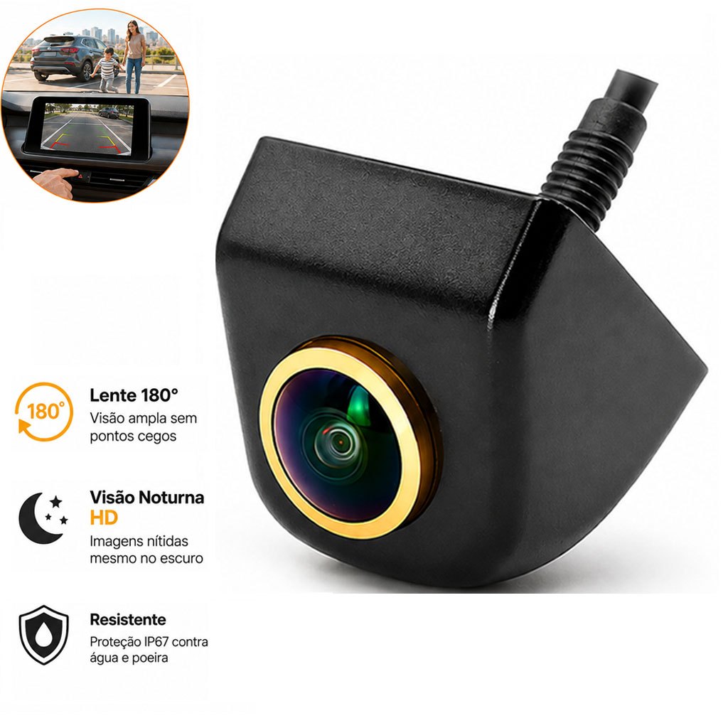 AHD CVBS 1080P Full HD Car Rear View Camera 170° Wide Angle Fisheye Lens Night Vision Rear View Camera for