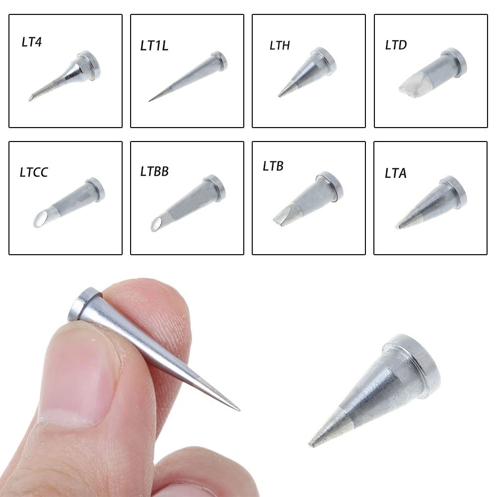 [MYSK]Silver Plated Soldering Tip for Weller LT Series with Anti Corrosion Coating