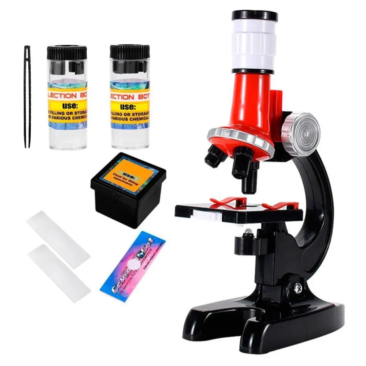 Microscópio Infantil Science Kit Educativo Óptico 1200x