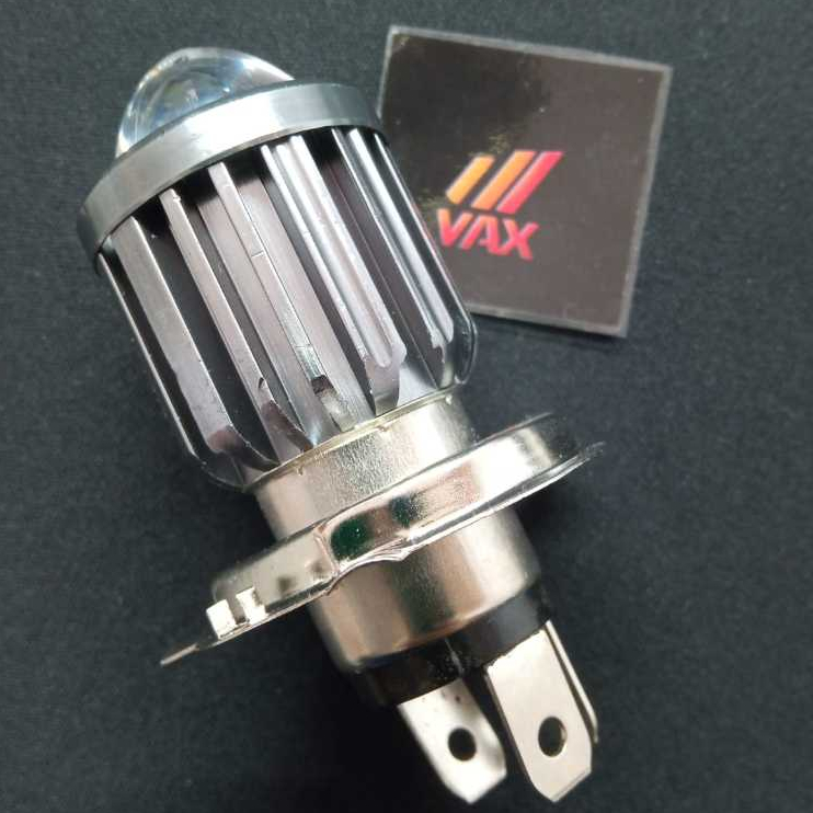 LÂMPADA LED H4 PROJETOR FISH EYE (OLHO DE PEIXE) – SUPER BRANCA 12V/24V - Farol alto e baixo