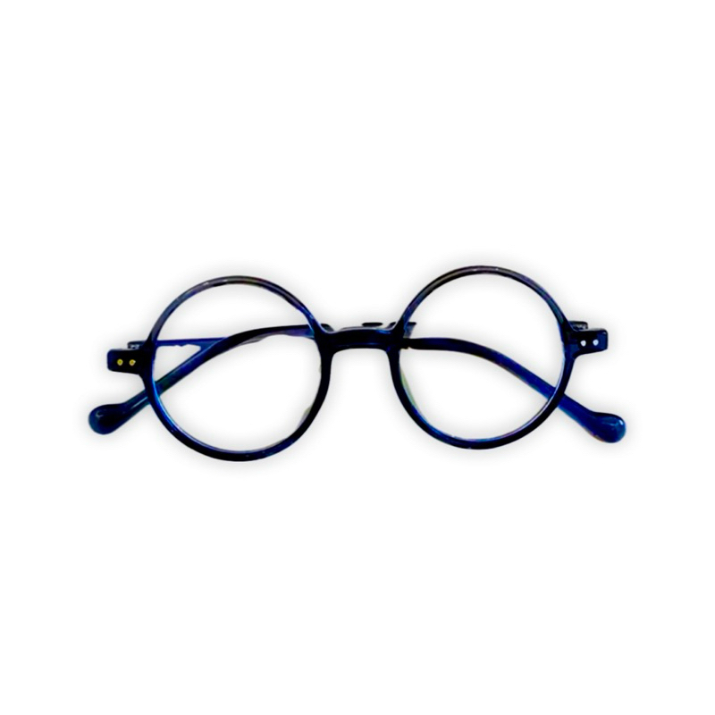 Óculos Redondo Vintage Preto Armação Feminino Masculino Harry Porter com Anti Luz Azul Pronta Entrega Armação  TaPE B