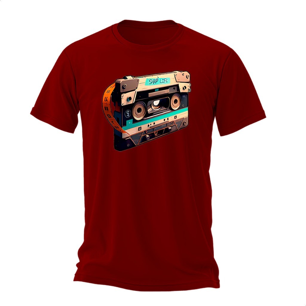 Camiseta Personalizada Estampada Exclusiva Tape Fita Vintage