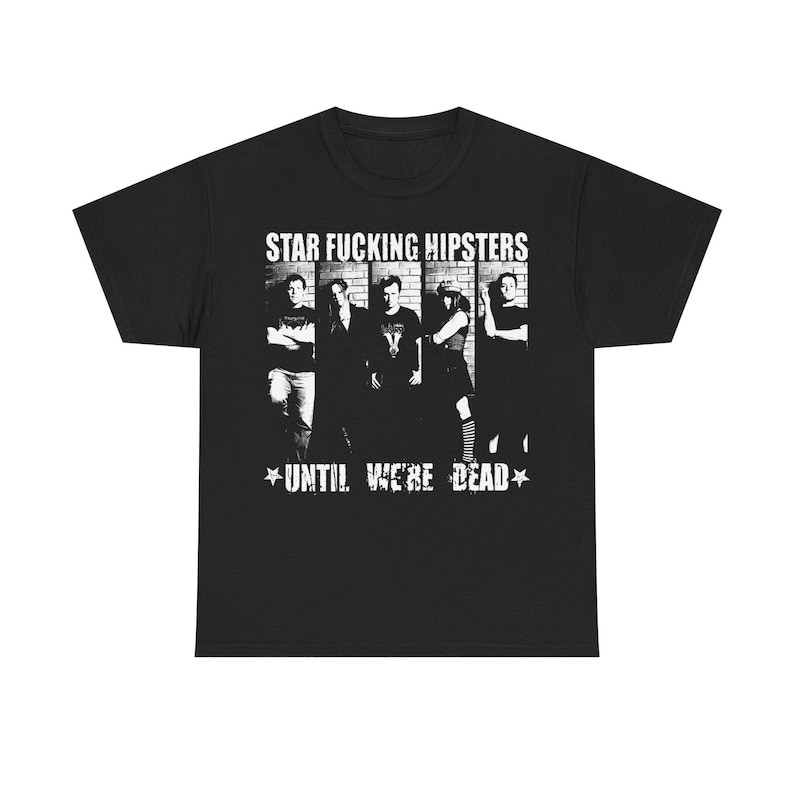 Music.Soul Camiseta Unissex Star Fucking Hipsters Punk Leftover Crack Choking Victim Operation Ivy INDK Against All A...