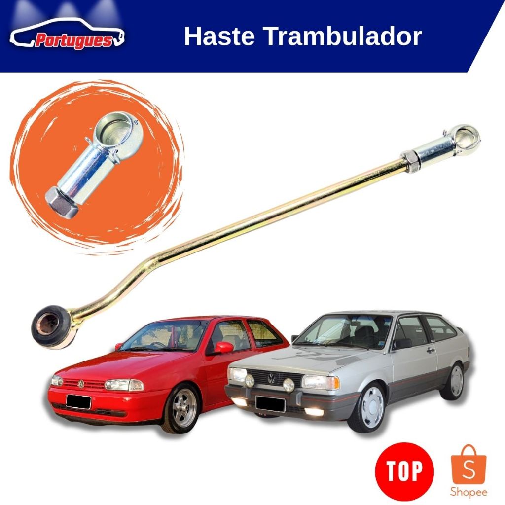 Haste Trambulador NÃO Escapa Gol Passat Santana Voyage Vw Ap Com Unibol (Rotula em aço)