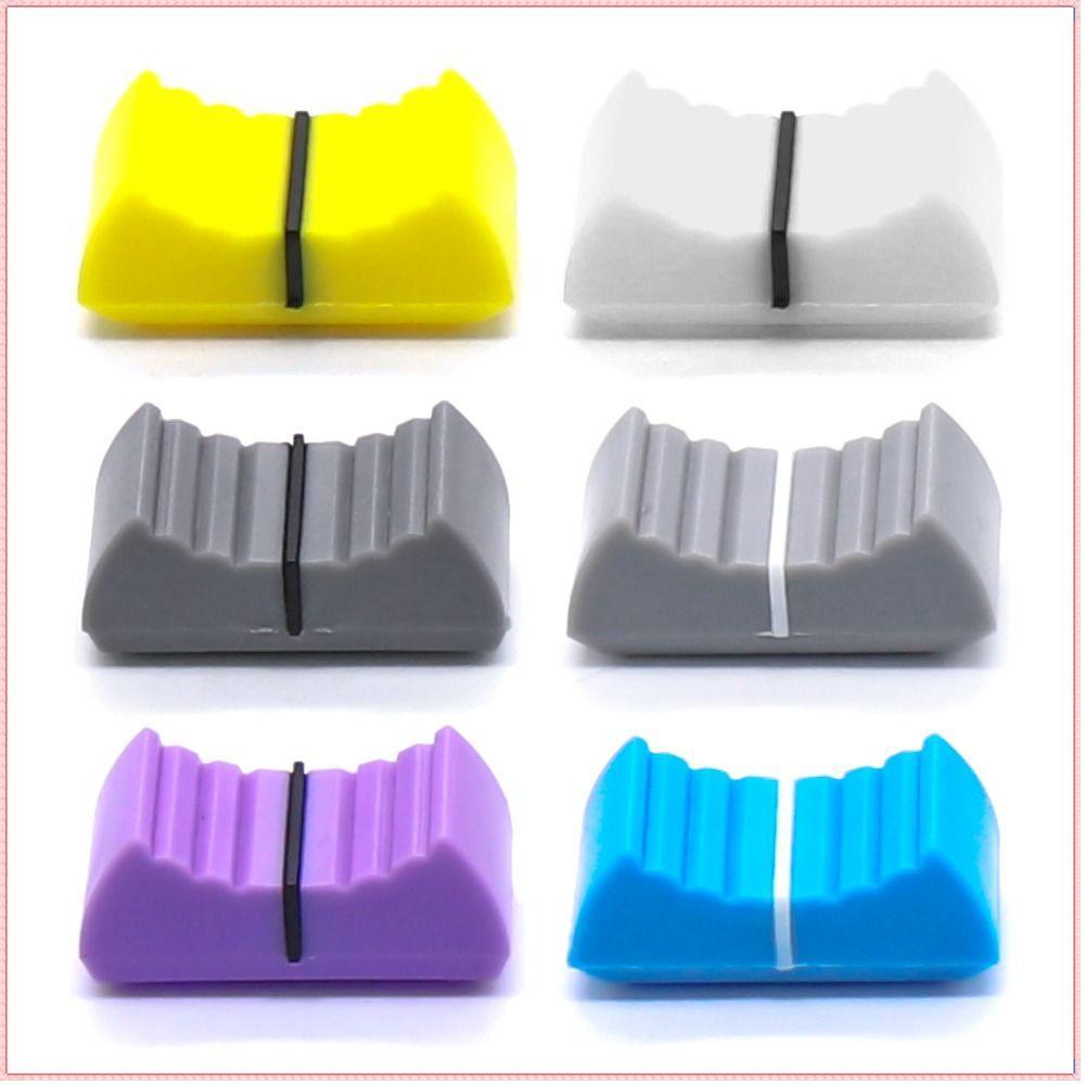 10 Pçs Fader Botão Tampa Toque Equipamento Elétrico Interruptor Reta Slide Sensível Slider Push-Pull Cap