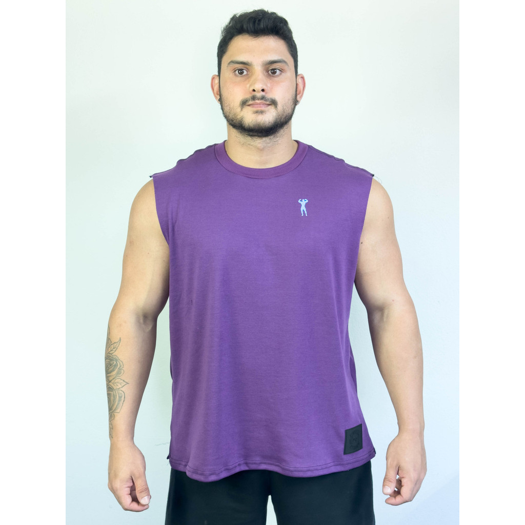 Regata Oversized Muscle Strong Roxo Force