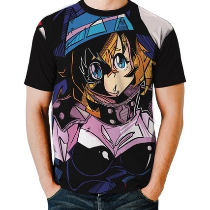 Pt Camisa Camiseta Fire Force Iris Character Girl G1639