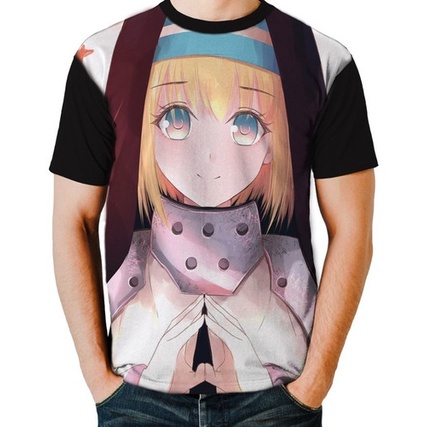 Pt Camisa Camiseta Fire Force Irmã Iris Habilidade G1668