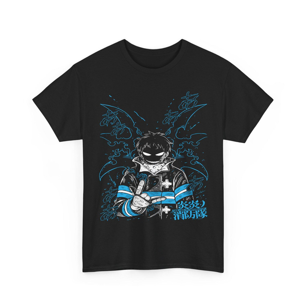 Camiseta Masculina Feminina Fire Force Shinra Anime T‑shirt Unissex Streetwear Envio Imediato