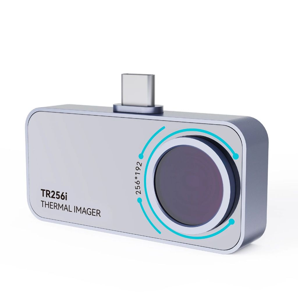 Câmera Térmica Mileseey TR256i Profissional 256x192 Android Tipo C Termográfica Alta Resolução Manutenção Elétrica