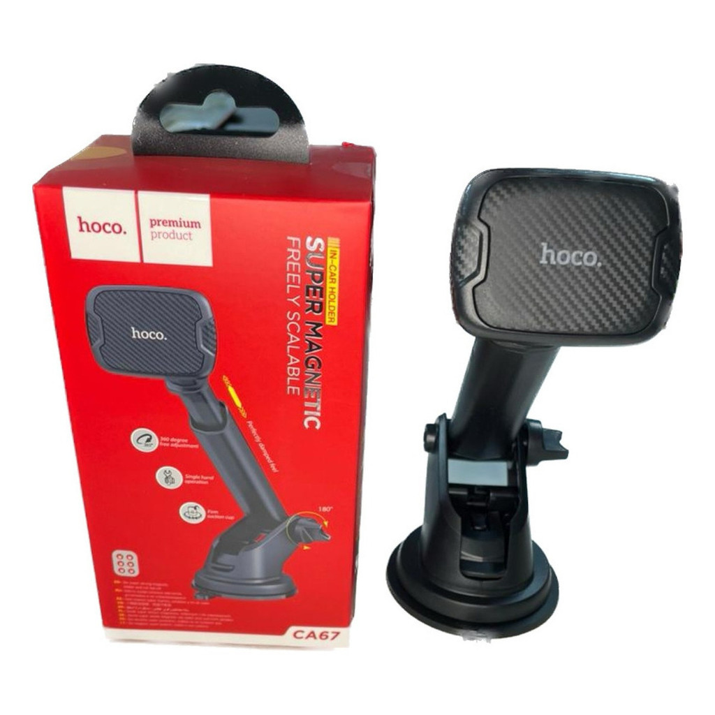 Suporte Veicular Magnético Hoco Com Ventosa Para Carro
