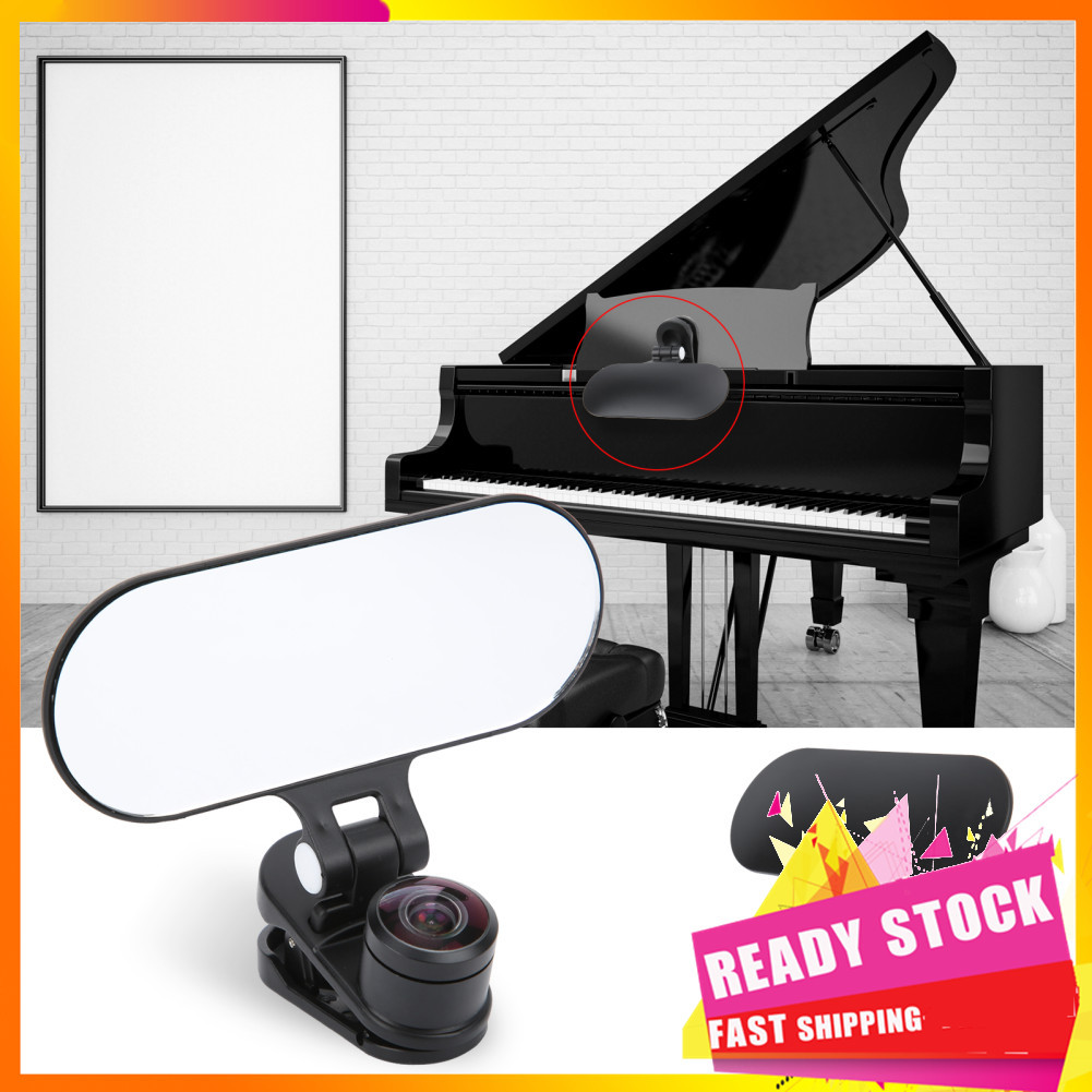 Gfgfgfgg Lente de câmera suspensa para ensino de piano Fisheye Clipe grande angular em acessório de vidro óptico com