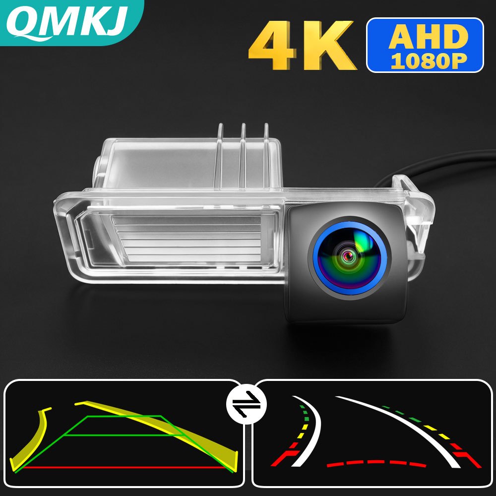 Câmera De Luz Da Placa De Licença Azul Len HD 1080P AHD Fisheye Visão Traseira Do Veículo Especial Para Polo V 6R)/Golf