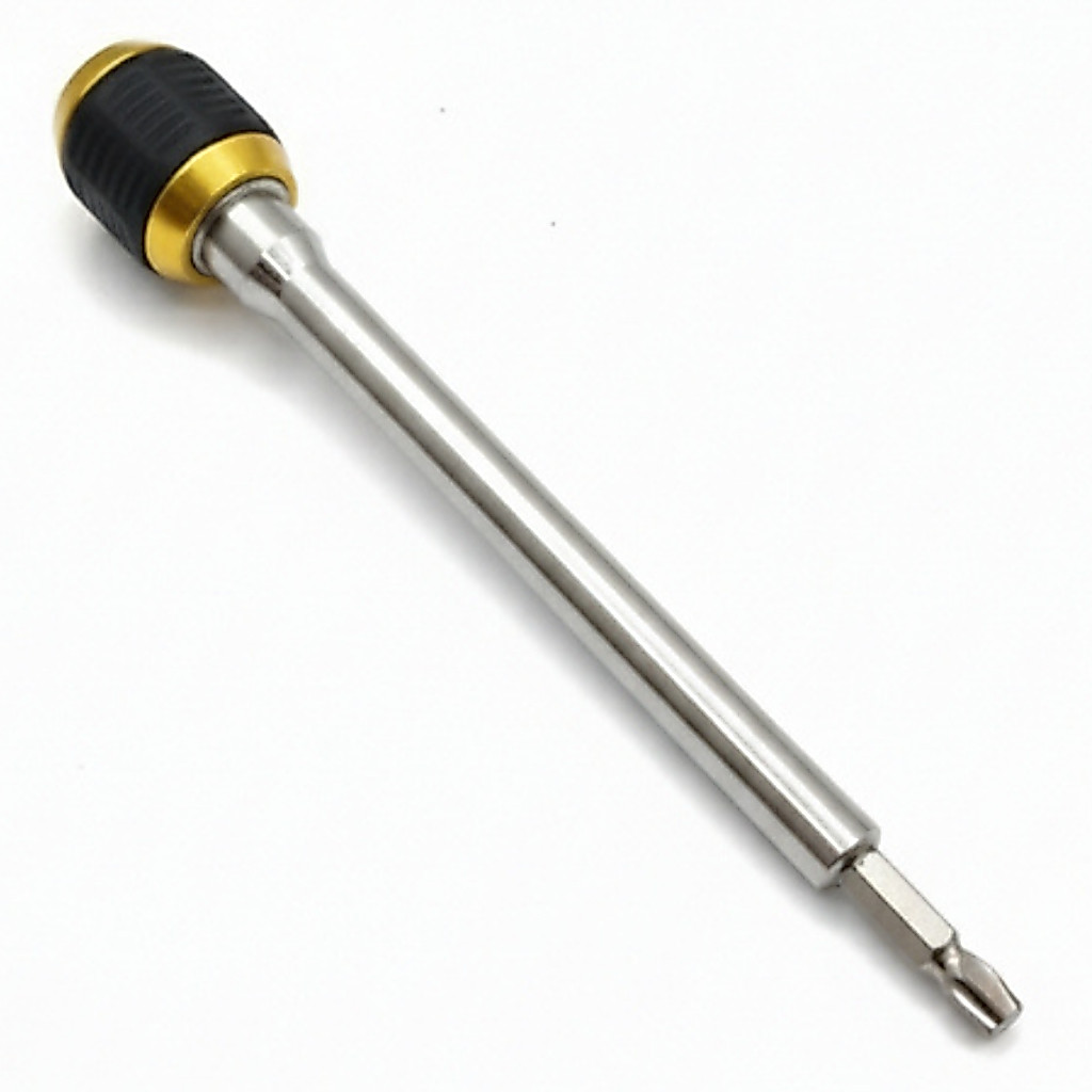 Extensor De Bits Magnético 1/4 Engate Rápido Trava Automática Profissional Para Parafusadeira E Furadeira