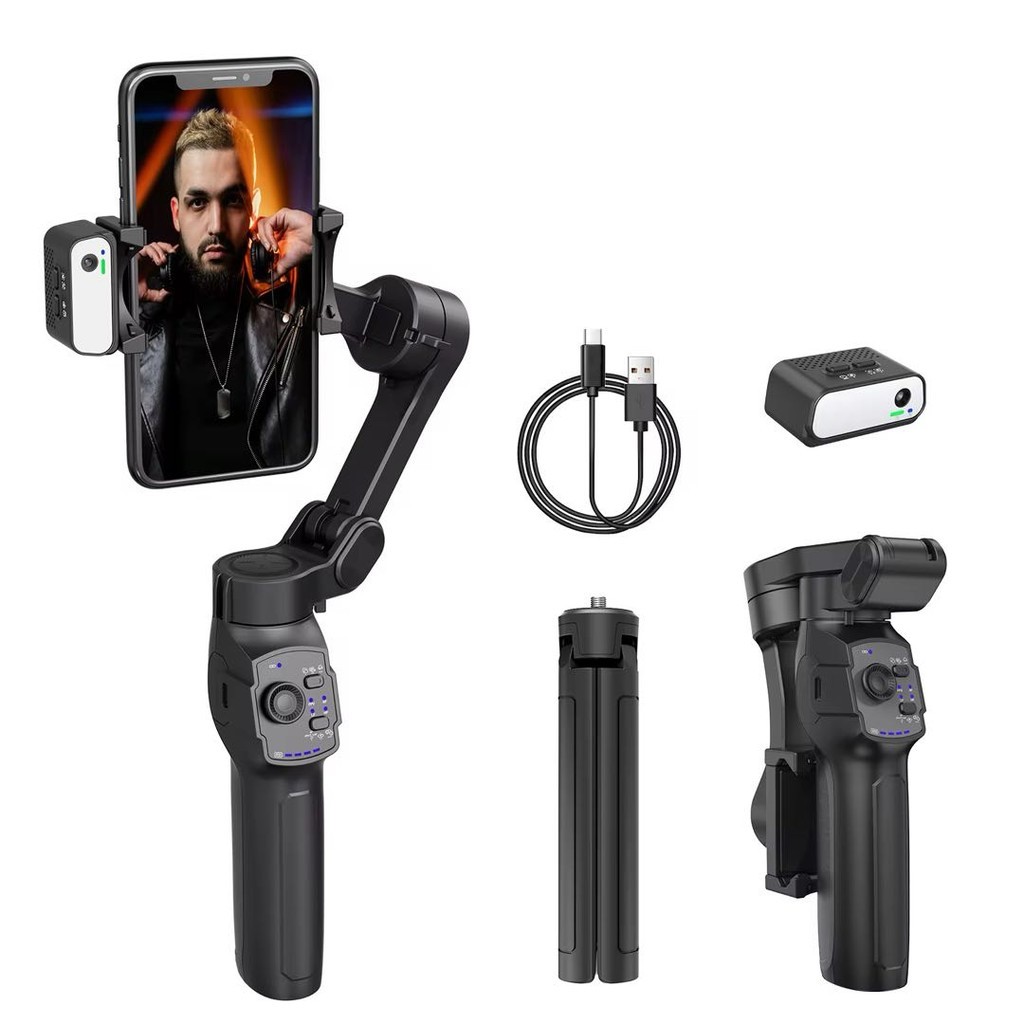Estabilizador Celular Gimbal Tripé 3 Eixos Reconhecimento Facial IA Oberon OR-1682