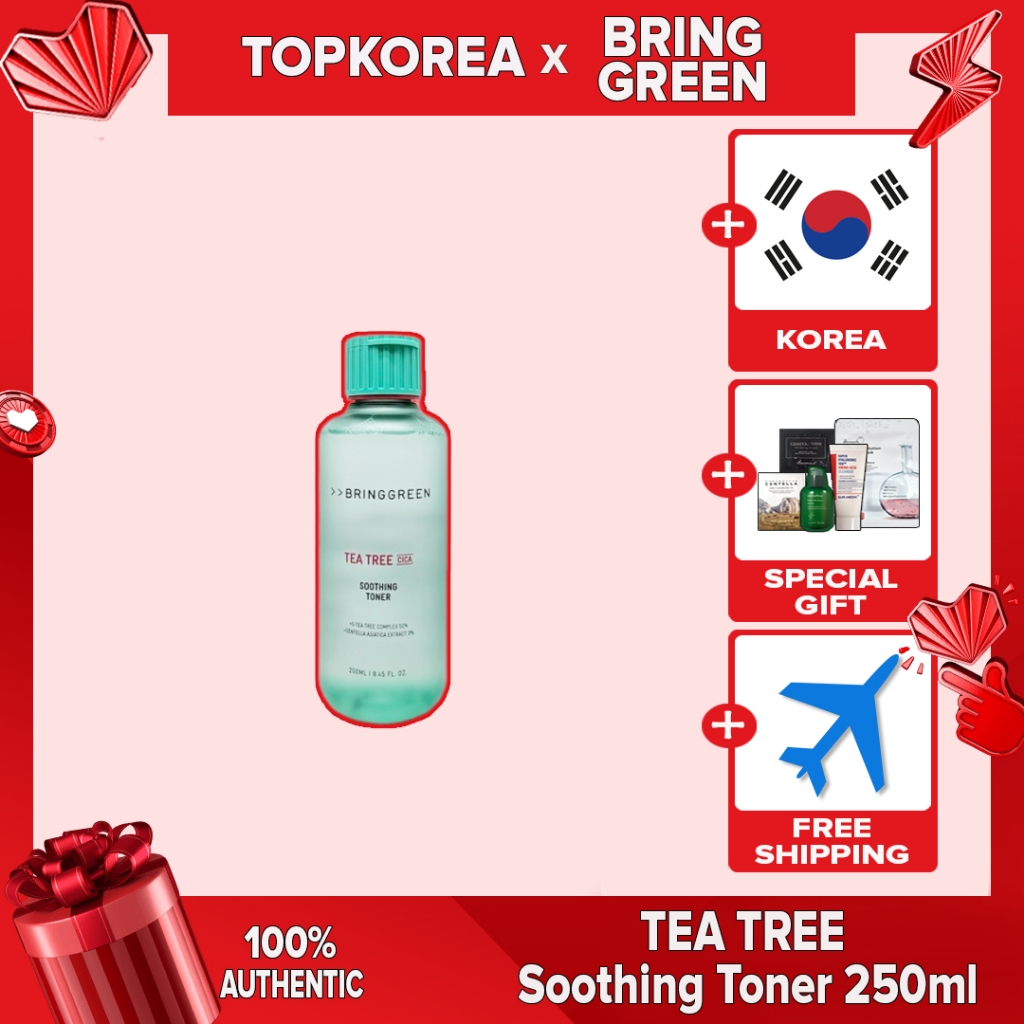 ★ Traz Verde toner Calmante tea tree cica 250ml TOPKOREA Envio Da Coreia