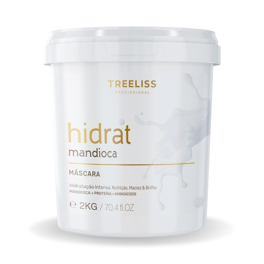 Máscara Hidratação Cabelo Mandioca Lavatório 2Kg Tree Liss