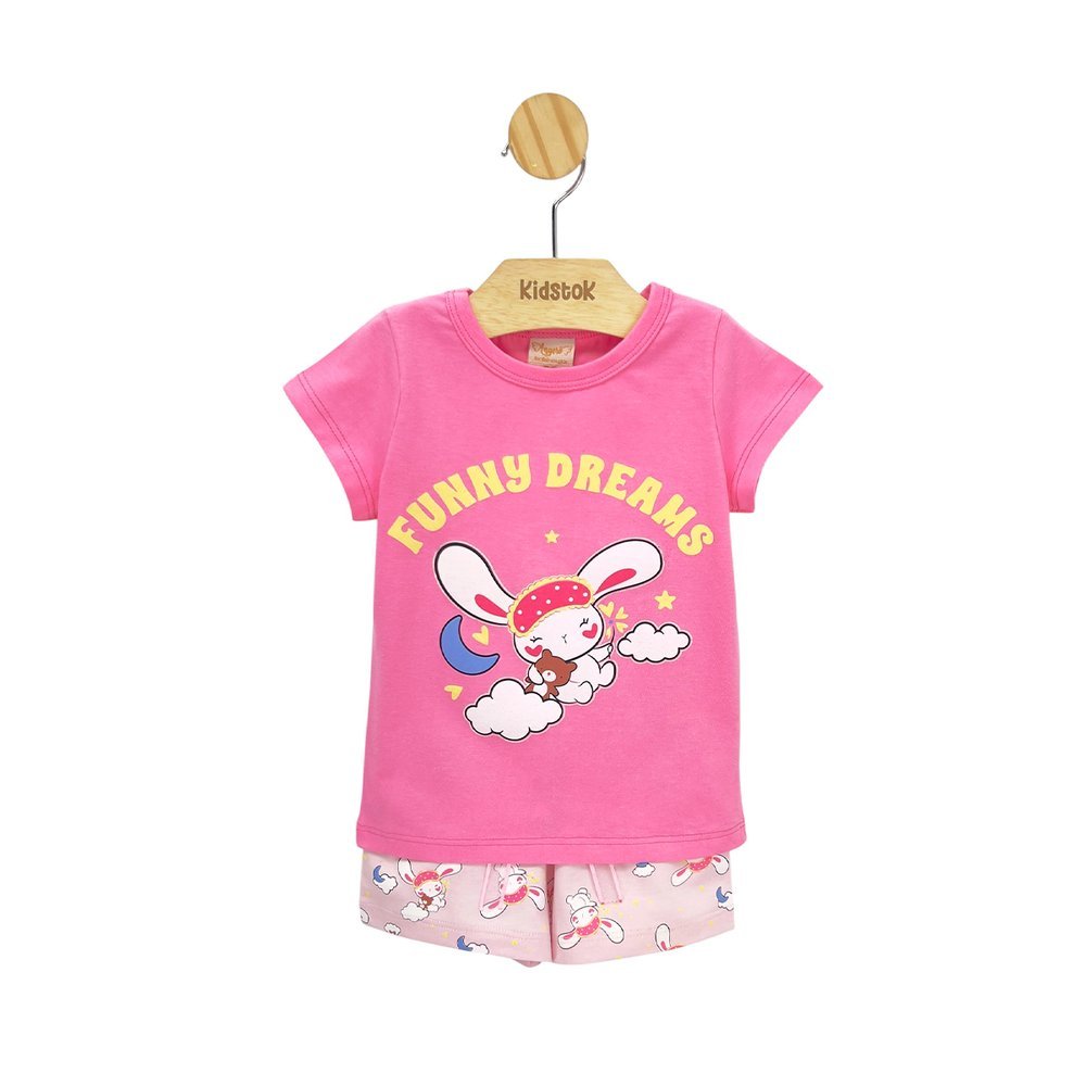 Pijama Menina Coelho Funny Brilha no Escuro - Angerô