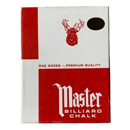 1 Cx Giz Master P/ Taco Bilhar Profissional Made China 144