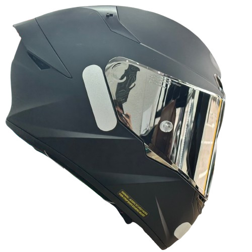 CAPACETE KYT TT COURSE PLAIN MATTE BLACK