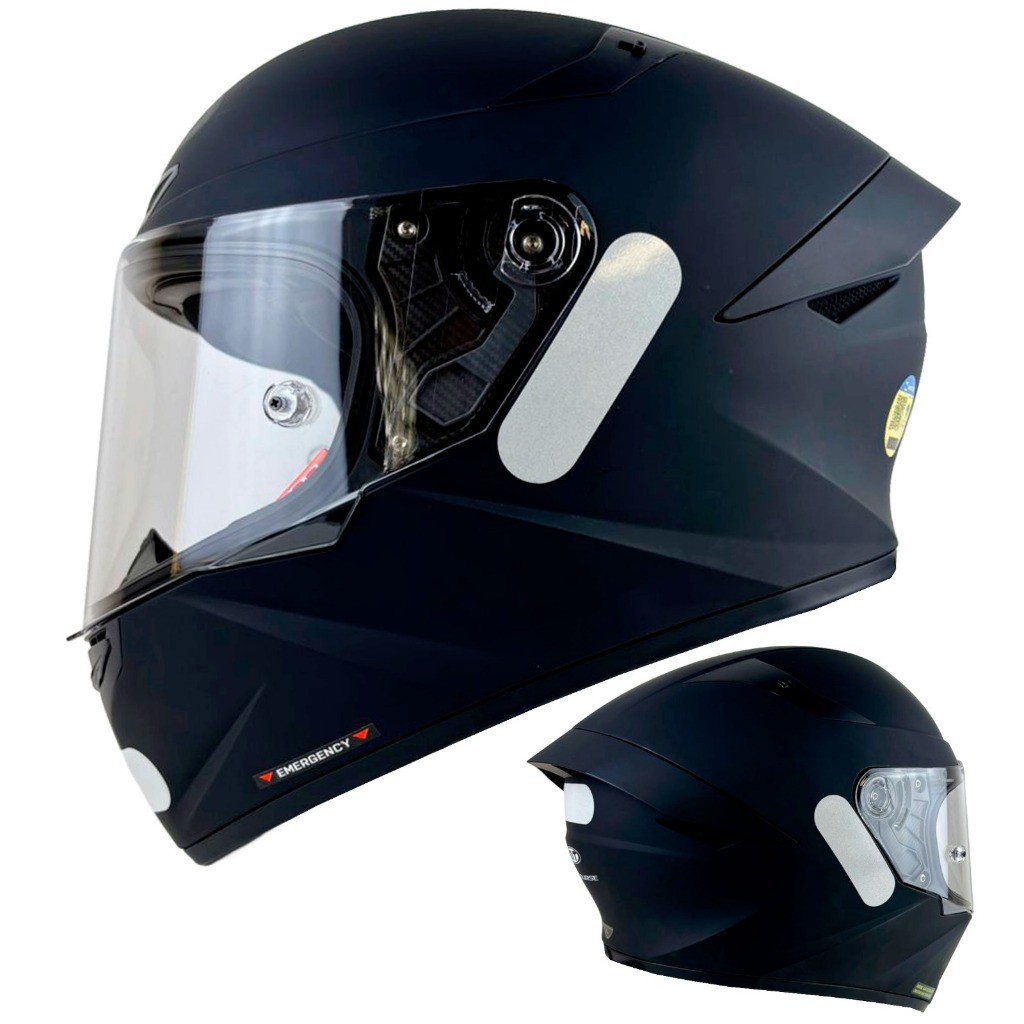 Capacete Moto Fechado KYT TT Course Plain Matt Preto Fosco Integral Novo
