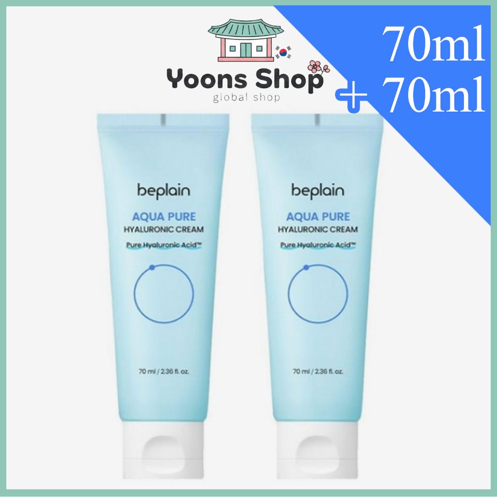 [B.Plain] Aqua Pure Hyaluronic Cream 70ml+70ml_From Korea