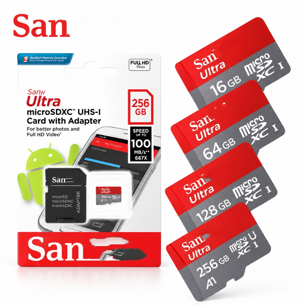 Cartão De Memória Micro Sd Classe 10 Ultra A1 Câmeras de Segurança