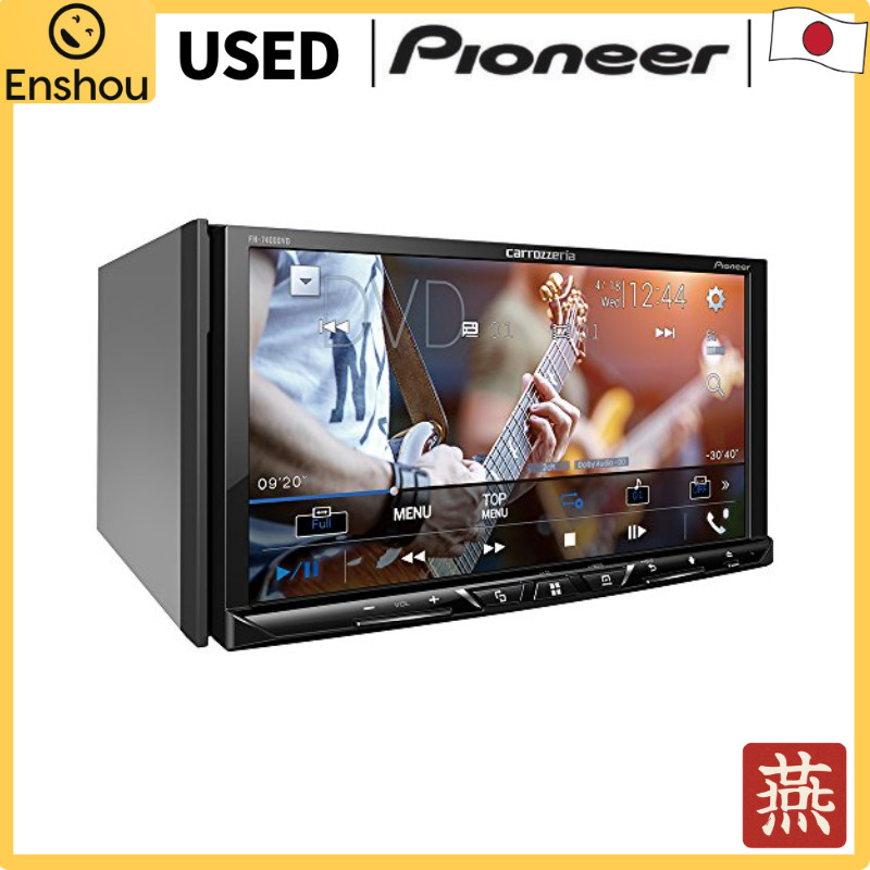 Do Japão[USED]Pioneer Car Audio FH-7400DVD 7-inch CD DVD Bluetooth USB iPod iPhone AUX DSP Carrozzeria JAN:4988028396021