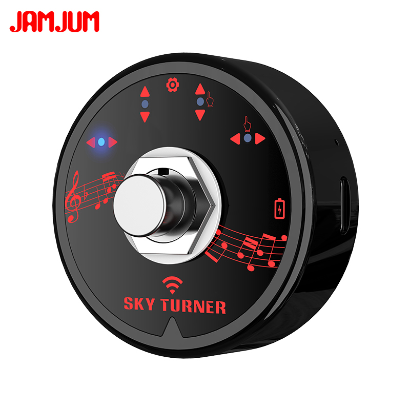JAMJUM Page Turner Pedal Para iPad iPhone Windows PC Mãos Livres Ferramenta De Leitura De Partitura Musical Presente