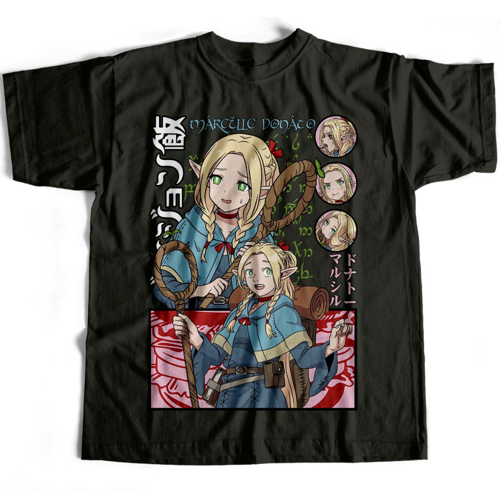 Camiseta Básica Marcille Donato Dungeon Meshi Delicious in Dungeon