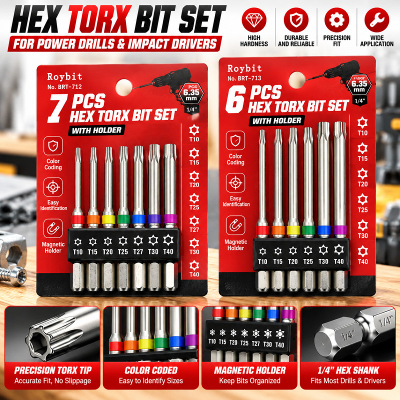 Hex Shank Bit Set Flower Type H-Type Ball Head Phillips Torx Driver Bits