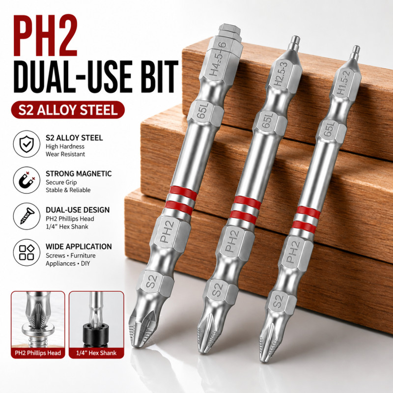 Double Bit Tower Screwdriver Set Kit de chave de fenda elétrica multi-bit com