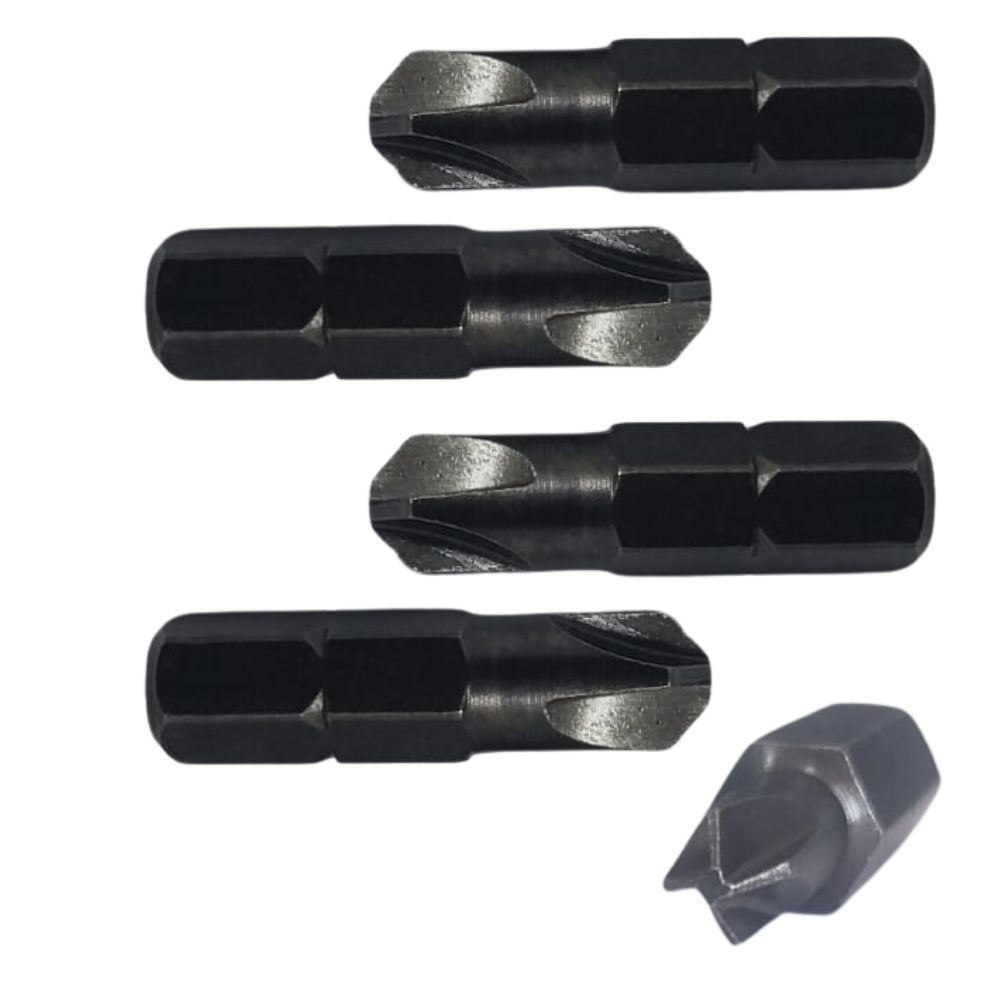4un Bit Torq Set Four-Wing 1/4 10x25mm TS10 | IFLA