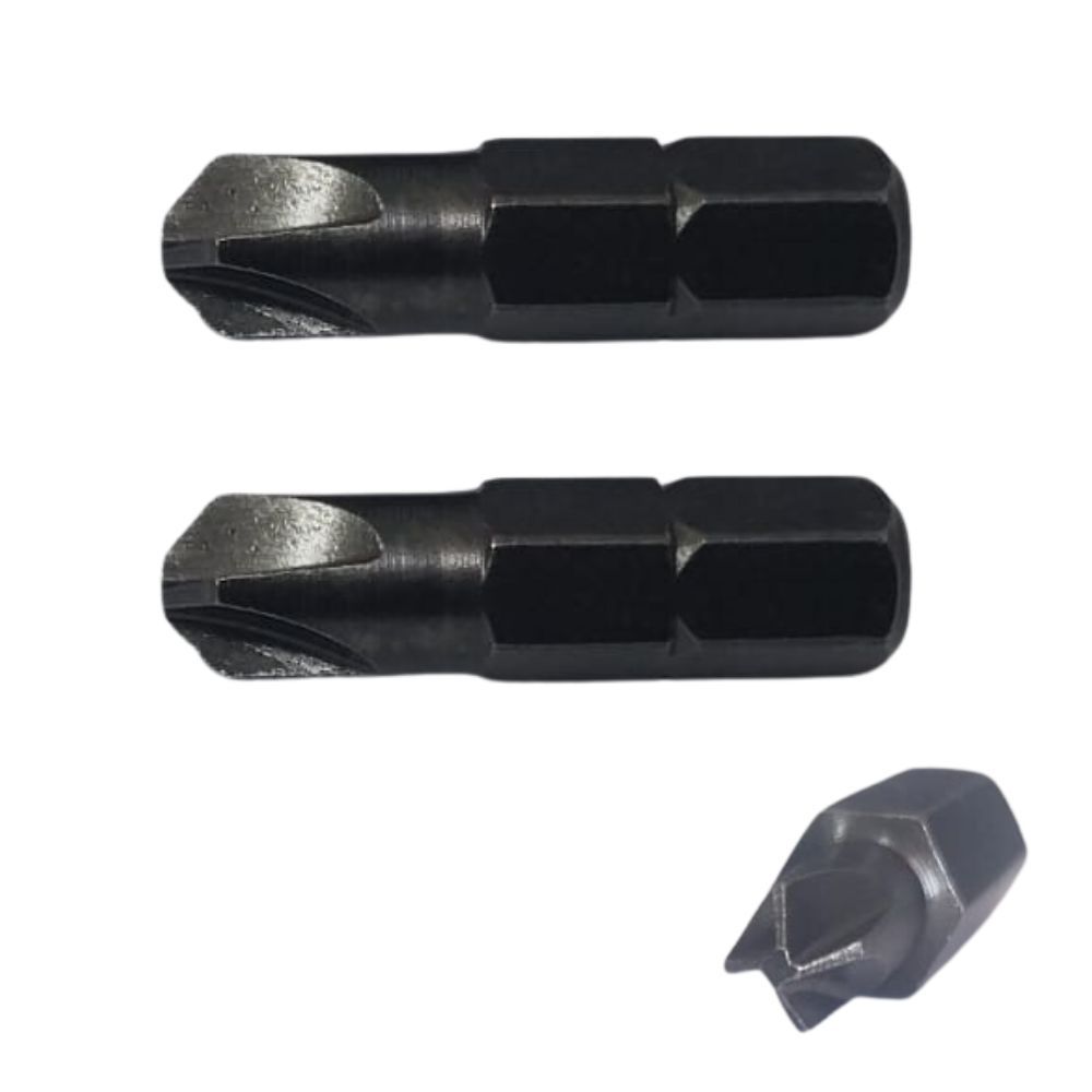 2un Bit Torq Set Four-Wing 1/4 10x25mm TS10 | IFLA