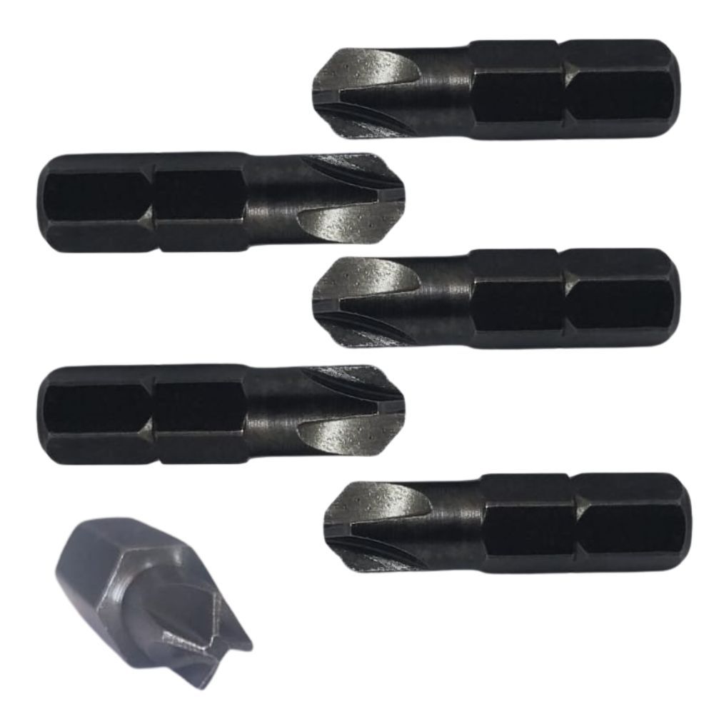 5un Bit Torq Set Four-Wing 1/4 10x25mm TS10 | IFLA