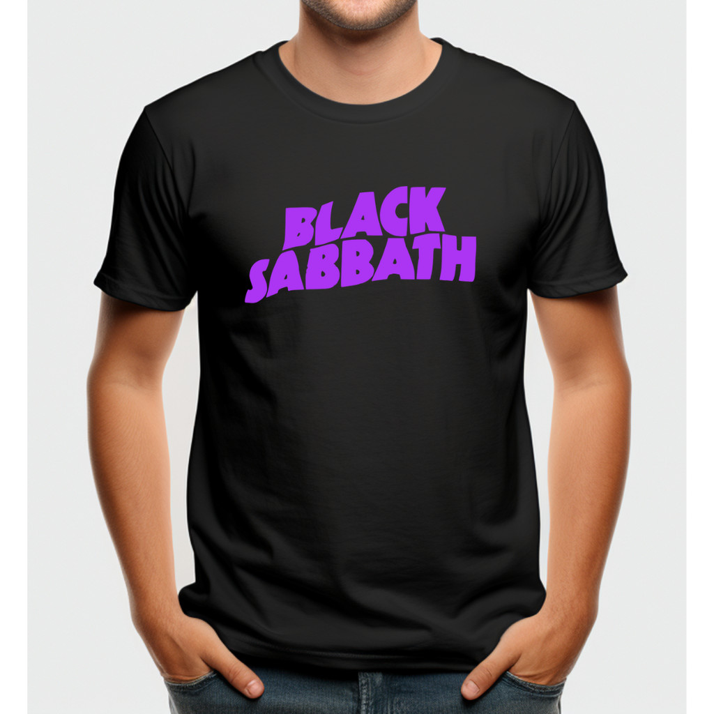 Camiseta Banda Black Sabbath Clássica Heavy Metal