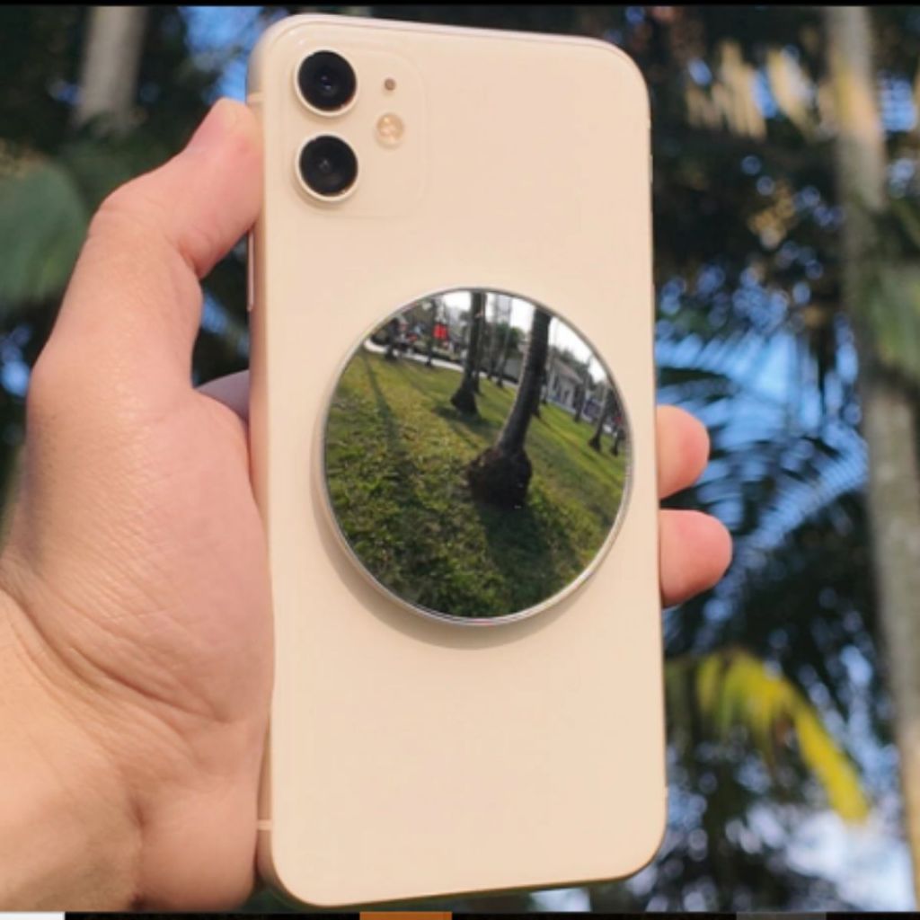 Mini Espelho Magnético Selfie P/celular Foto Magsafe Vlog