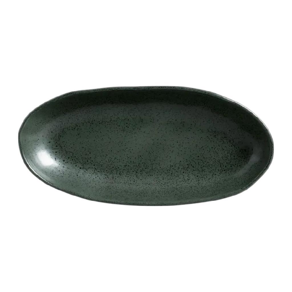 Travessa Cerâmica Oval Funda 32cm Sirva O Seu Almoço Com Elegância E Sofisticação