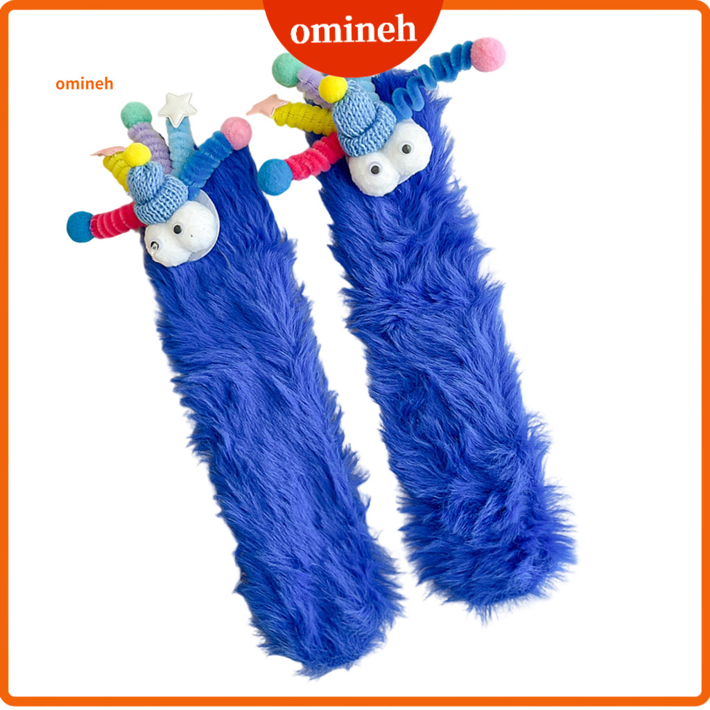 Soft Cartoon Socks Design Cozy Cute Fluffy Slipper for Women Men – Warm Plush Crew Perfect for Indoor Wear Sleep Holid