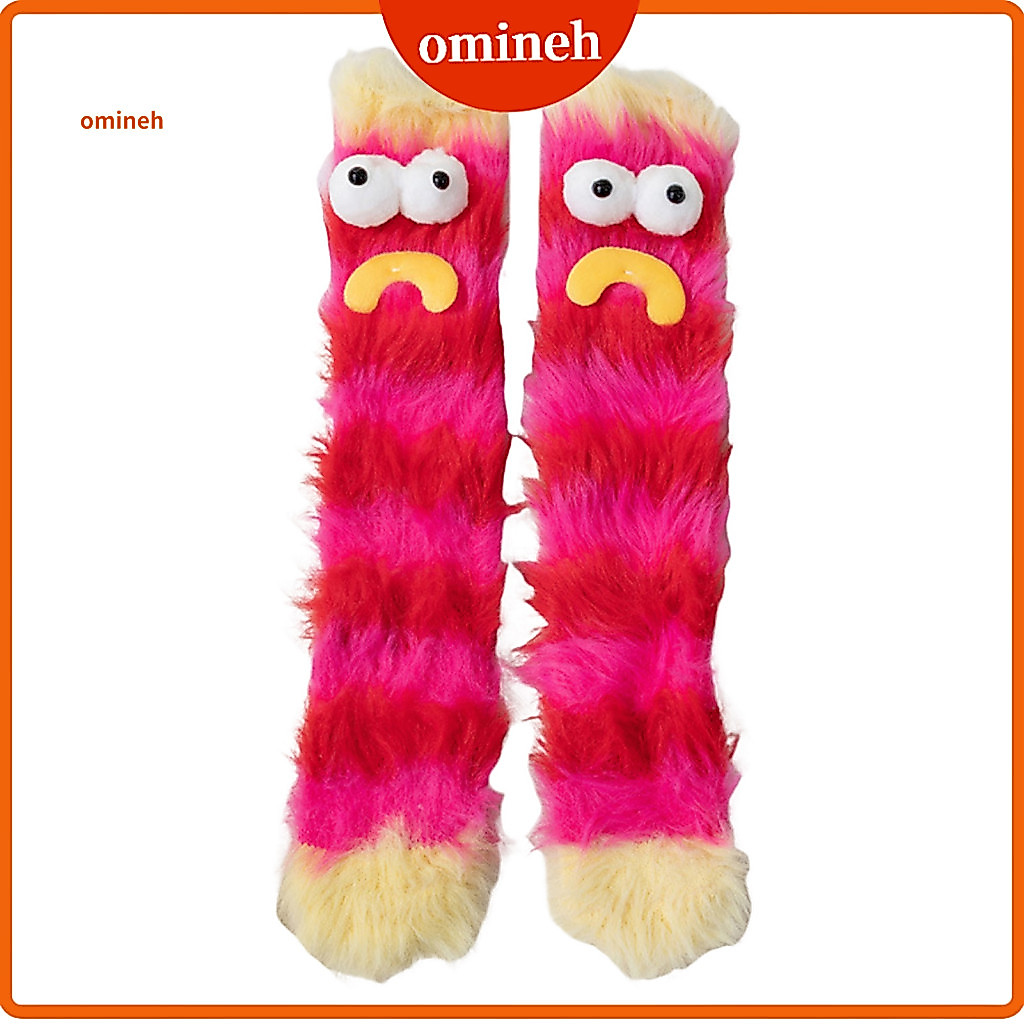 Funny Socks for Men Birthday Gift Fuzzy for Women – Cozy Fluffy Cartoon Crew Indoor Sleep Perfect Christmas Soft Warm
