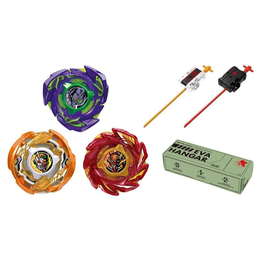 【direto do Japão】 [Período de reserva encerrado] Takara Tomy (TAKARA TOMY) Conjunto de Deck Beyblade X CX-00 Evangelion