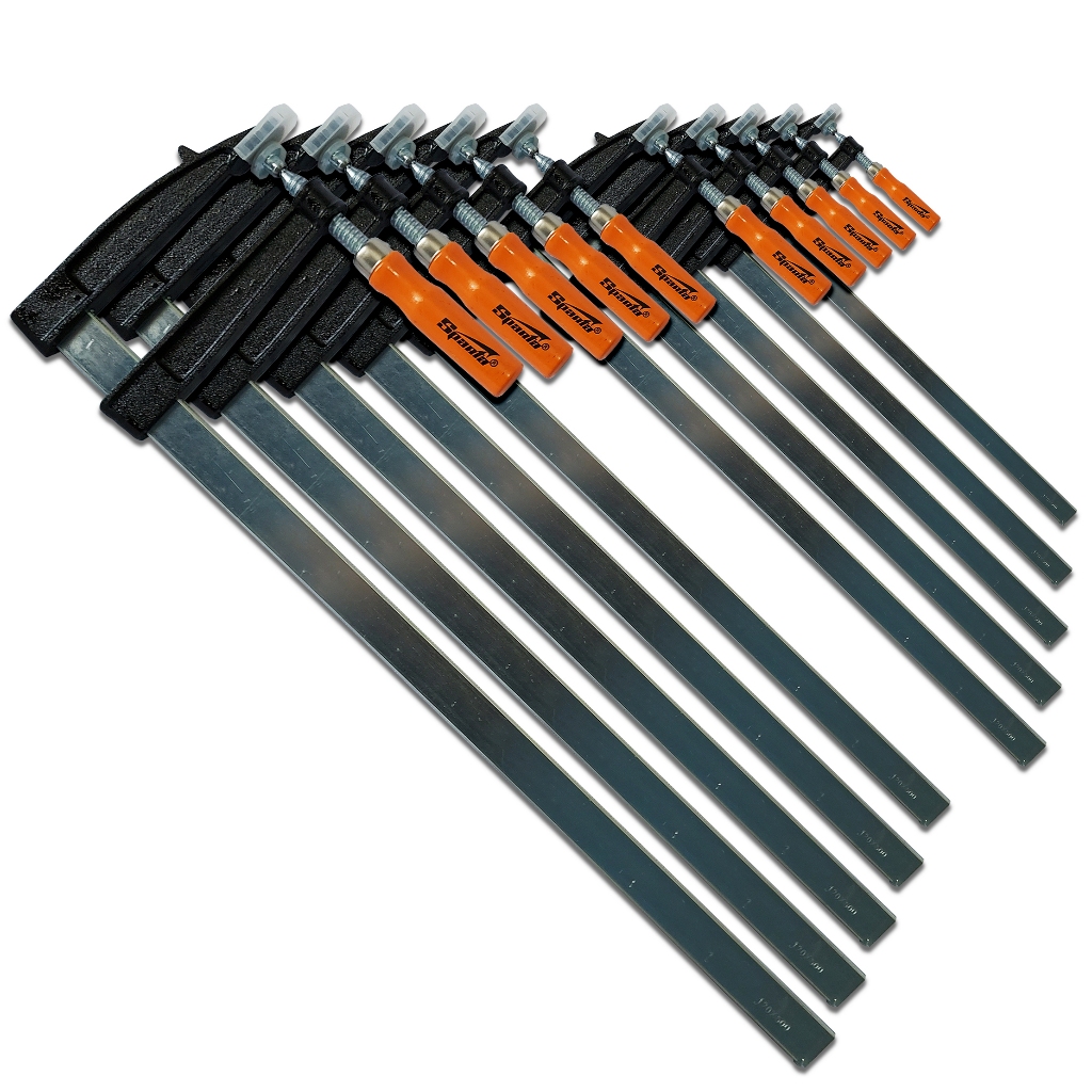 Grampo Sargento Tipo F Aço 500x120x570mm 12in Marcenaria 10p